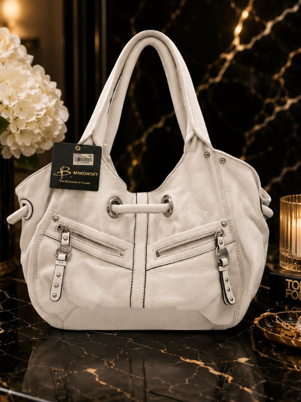 B Makowsky Reese Shopper Tote